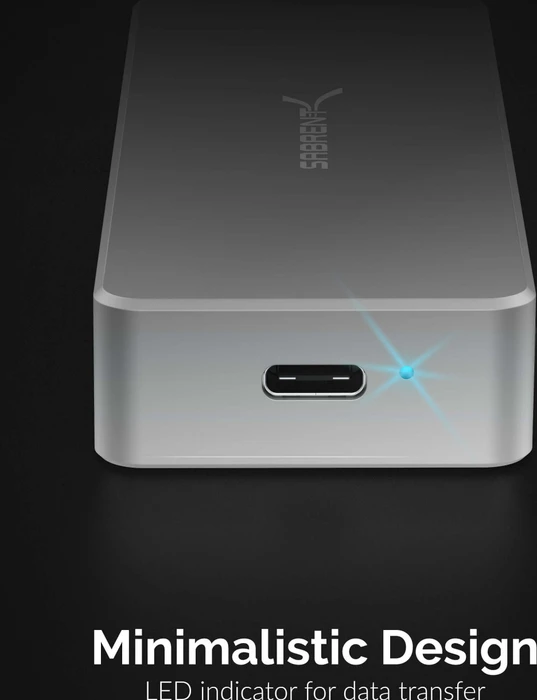 Sabrent NVMe PCIe M.2 M-Key Gehäuse, USB-C 3.1