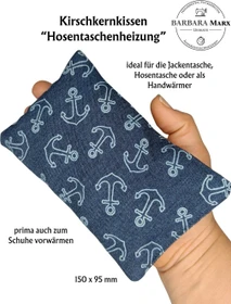Dr. Junghans Medical Kirschkern-Kissen 10 x 10cm Baby mit Motiv Wärmekissen
