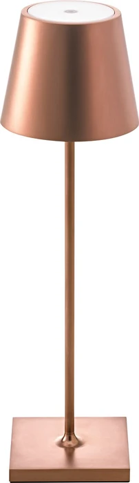 Sigor Nuindie mini Akku-Tischleuchte rund bronze matt