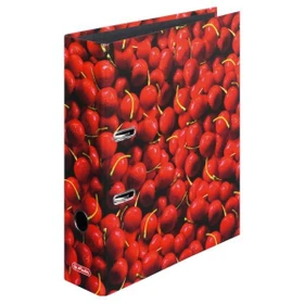Herlitz maX.file Ordner 2-Ring mit Motiv, 80mm, A4, Kirschen