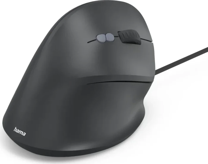 Hama ECM-500R Vertical Maus schwarz, USB