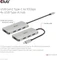 Club 3D USB-Hub, 4x USB-A 3.1, USB-C 3.1 [Stecker] Vorschaubild