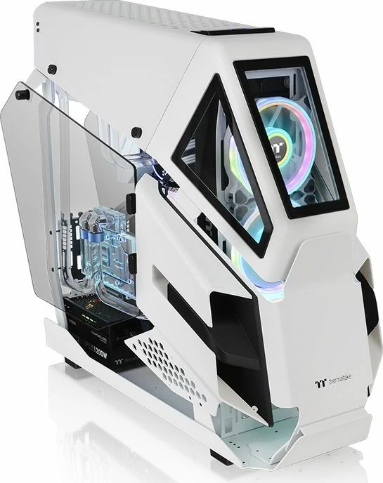 Thermaltake AH T600 Snow Edition, weiß, Glasfenster