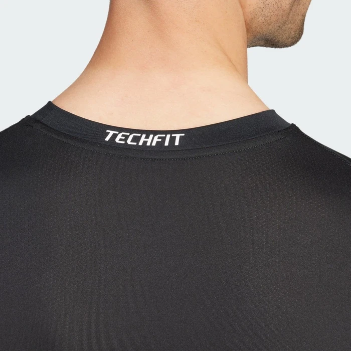 adidas Techfit Compression Training Kompressionsshirt langarm schwarz (Herren)
