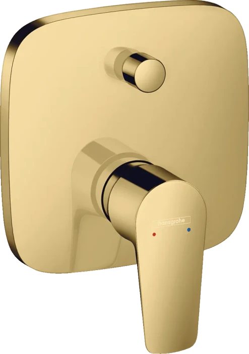 Hansgrohe Talis E Einhebel-Wannenmischer Unterputz mit integrierter Sicherungskombination für iBox universal polished goldoptik