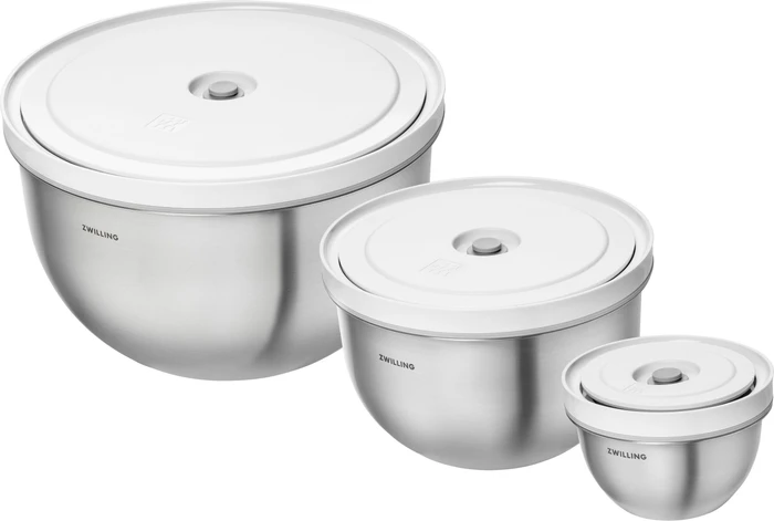 Zwilling Fresh & Save Bowls Vakuumschüssel-Set edelstahl, 6-tlg.