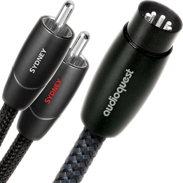 Audioquest Sydney Composite Audio Kabel 2m schwarz