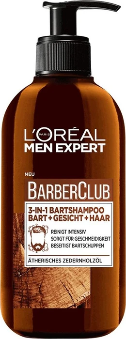 L'Oréal Men Expert Barber Club 3-in-1 Bartshampoo Bart + Gesicht + Haar, 400ml