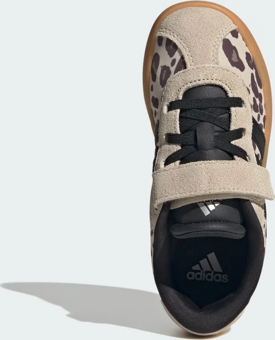 adidas VL Court 3.0 crystal linen/core black/khaki six (Junior) (KH8704) – Bild 2 von 4