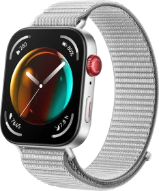 Huawei Watch Fit 3 mit Nylonarmband grau