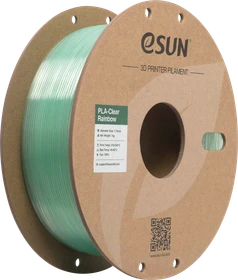 eSUN PLA Clear, kristallcyan, Spule, 1.00kg