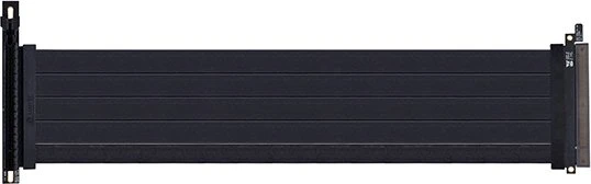 Lian Li O11D EVO Upright GPU Kit Riser Card, inkl. PCI-Slot Blende für O11D EVO, gewinkelt, PCIe 4.0, 380mm, schwarz