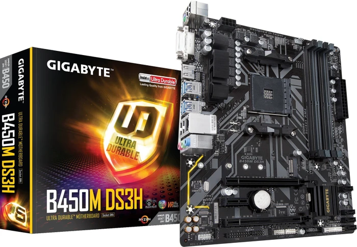GIGABYTE B450M DS3H (AMD AM4)