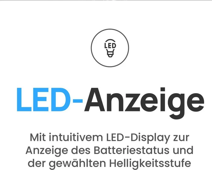 Fischer LED-Akku 110 Lux Frontlicht