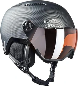 Black Crevice Chamonix Helm carbon white