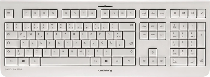 Cherry DW 3000 weiß, USB, DE