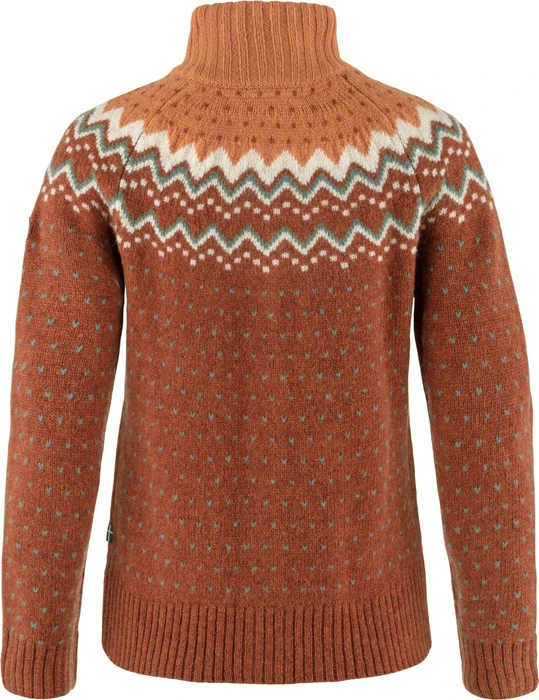 Fjällräven Övik Knit Strickjacke autumn leaf/desert brown (Damen)