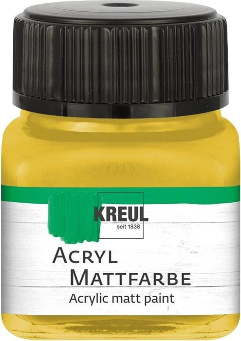 Kreul Acryl Mattfarbe, gold, 20ml (75230)