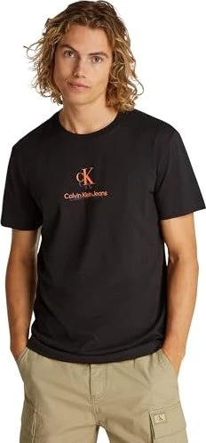 Calvin Klein Shadow Logo T-Shirt kurzarm ck black (Herren)