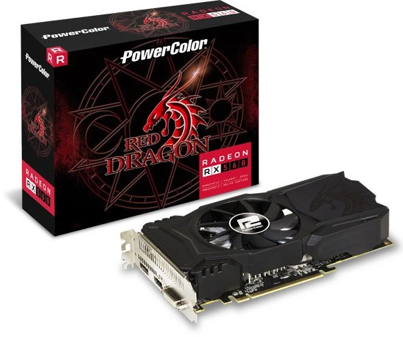 PowerColor Red Dragon Radeon RX 560D, 4GB GDDR5, DVI, HDMI, DP