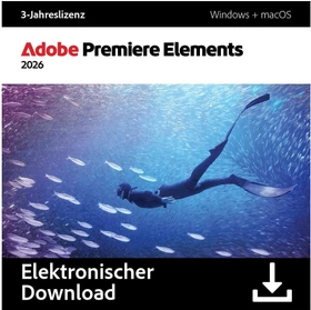 Adobe Premiere Elements 2026, 3 Jahre, ESD (multilingual) (PC/MAC) (30013437)