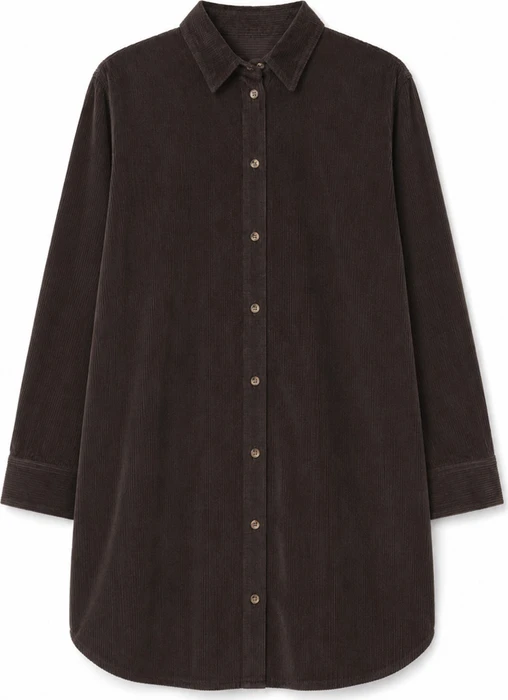 Mazine Corduroy Kleid dark chocolate (Damen)