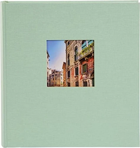 Goldbuch Buch Fotoalbum Bella Vista 30x31 weiße Seiten grün