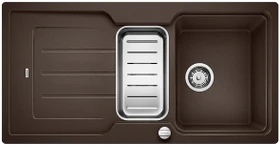 Blanco Classic Neo 6 S Einbau Becken reversibel mit Ablauffernbedienung cafe