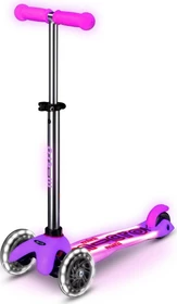 Micro Mini Micro Deluxe Glow LED Plus Kickboard frosty pink