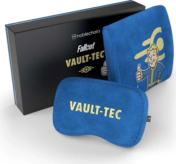 noblechairs Kissen-Set Fallout Vault Tec Edition, blau