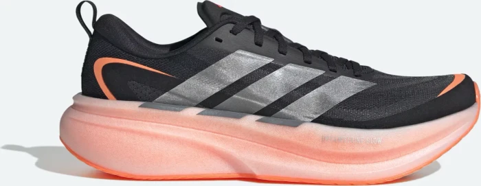 adidas Supernova Glide core black/iron metallic/lucid orange (Herren)