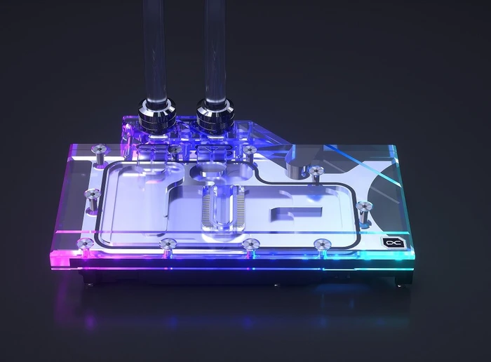 Alphacool Eisblock Aurora Acryl GPX-N RTX 3070 Ti Founders Edition mit Backplate