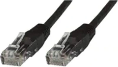 MicroConnect Patchkabel, Cat6, U/UTP, RJ-45/RJ-45, 0.4m, schwarz