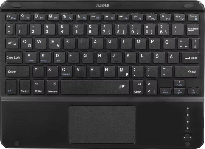 Hama Premium Keyboard für Apple iPad Air 11, schwarz, DE