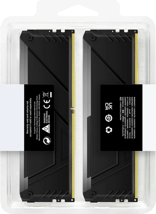 Kingston FURY Beast RGB UDIMM 32GB Kit, DDR4-3600, CL18-22-22, 1RX8