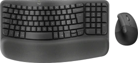 Logitech Wave Keys and Lift Combo, schwarz, Logi Bolt, USB/Bluetooth, ND