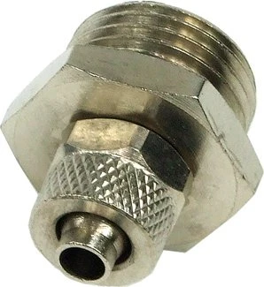 Aquatuning Schlauchanschluss, G1/2" auf 8/6mm, silber vernickelt