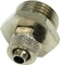 Aquatuning Schlauchanschluss, G1/2" auf 8/6mm, silber vernickelt Vorschaubild