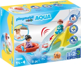 playmobil 1.2.3 Aqua Badeinsel mit Wasserrutsche