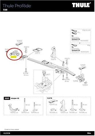 Thule Radaufnahme hinten