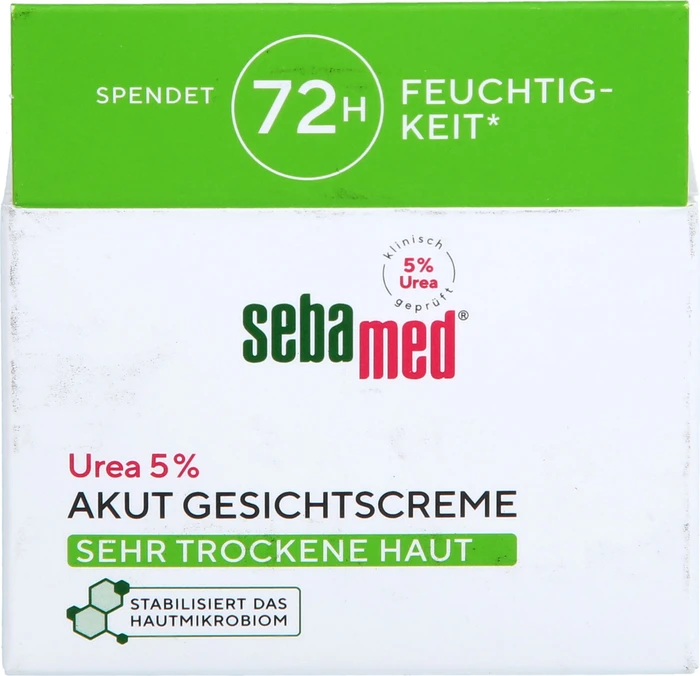 Sebamed Urea Akut 5% Gesichtscreme sehr trockene Haut, 50ml