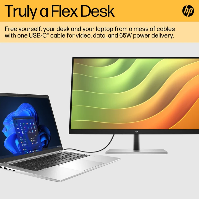 HP E24u G5, 5 Jahre Garantie, 23.8"