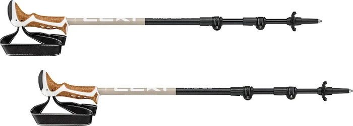 Leki Khumbu Lite Compact Stöcke pale clay light/black/white