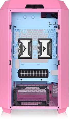 Thermaltake The Tower 300 Bubble Pink, rosa, Glasfenster
