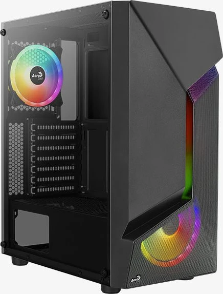 AeroCool Scape, Lüfter LED Fixed RGB, Glasfenster