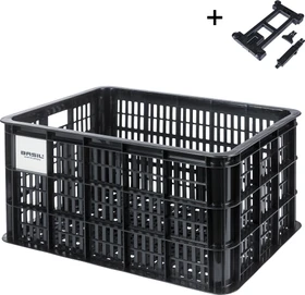 Basil Crate MIK L Fahrradkorb schwarz (21171)