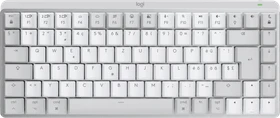 Logitech MX Mechanical Mini for Mac, Pale Grey, Logi Bolt, Kailh Choc V2 LOW PROFILE BROWN, USB/Bluetooth, CH (920-010796)