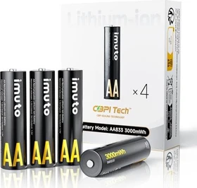 iMuto Mignon AA Li-Ion 2000mAh, 4er-Pack