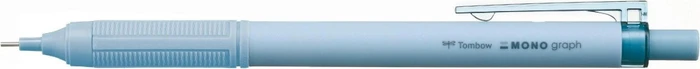 Tombow MONO graph Lite Druckbleistift HB 0.5mm grau, blau, Radierer