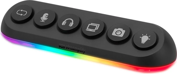 Streamplify Hub Deck 5 RGB USB-Hub, 4x USB-A 3.0/1x USB-A 2.0, USB-A 3.0 [Buchse]